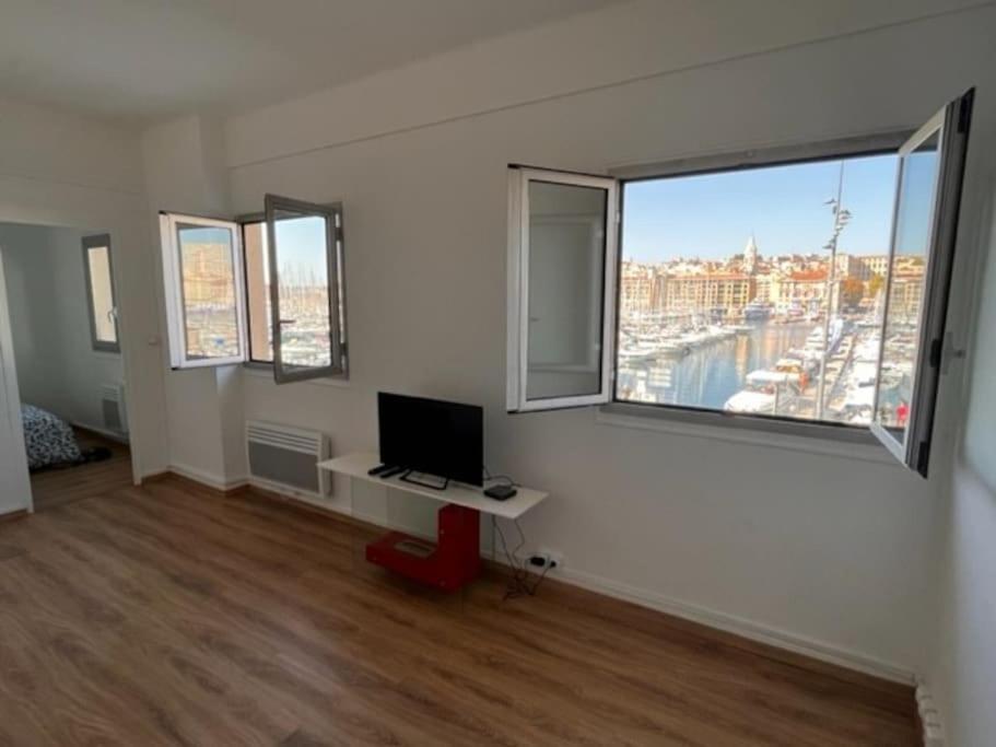 Ferienwohnung T4 Marseille Vue Imprenable Sur Vieux Port Exterior foto