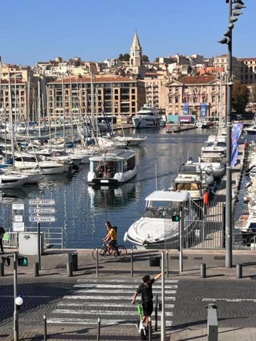 Ferienwohnung T4 Marseille Vue Imprenable Sur Vieux Port Exterior foto