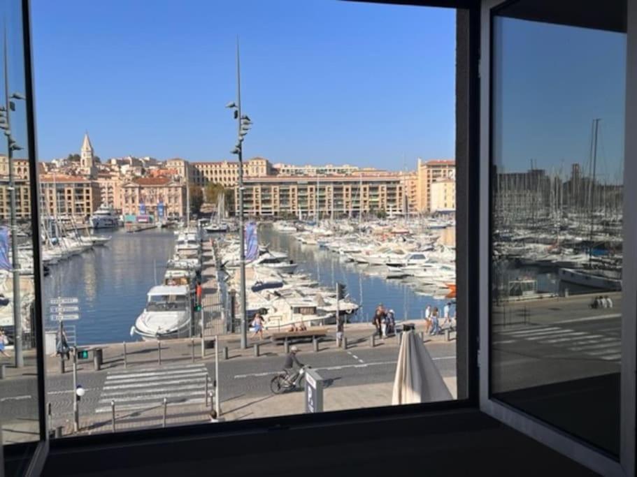 Ferienwohnung T4 Marseille Vue Imprenable Sur Vieux Port Exterior foto