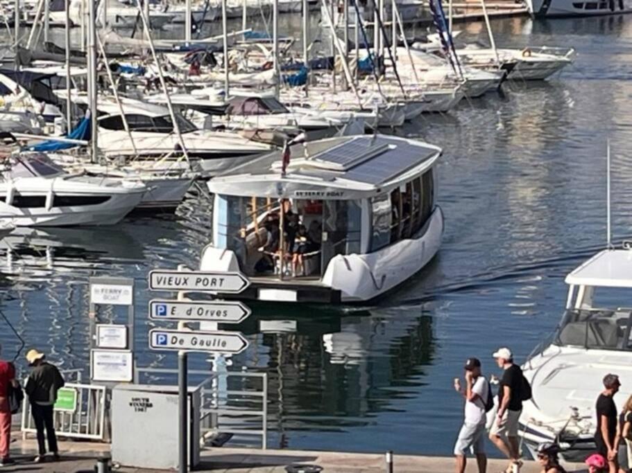 Ferienwohnung T4 Marseille Vue Imprenable Sur Vieux Port Exterior foto